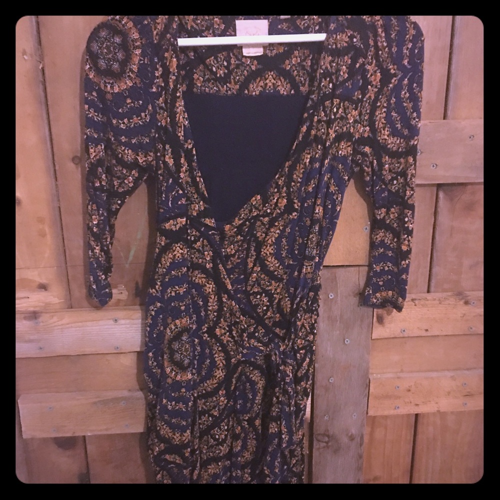 Anthropologie wrap dress